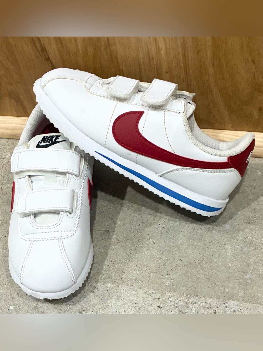 Girls NIKE Cortez Athletic Shoes, sz 12.5